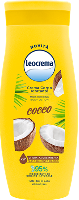 LEOCREMA CREMA CORPO IDRATANTE COCCO 72H DI IDRATAZIONE 250ML