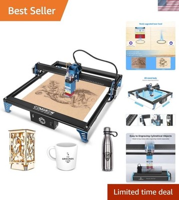 Upgrade Your Crafting with Z1 Laser Cutter - 5000mW, 15.7''x15.7'', Rotary Capable