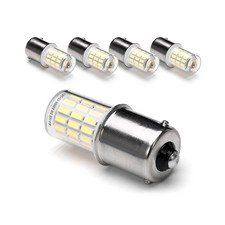 12 Volt BA15S Led Bulbs,1156 1141 P21W 6000k Daylight White,DC Bayonet Single...