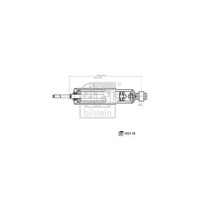 Febi Bilstein StoßDäMpfer 193118 FüR Nissan, Vorderachse Links