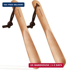 CHOSIN Shoe Horn for Kids Men Women, Portable Shoe Spoon Boot Horn Helper, 2pcs