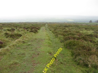 Photo 6x4 Track descending Mynydd Caregog Pentrisil The OS map shows this c2016