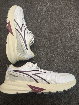 Diadora Mythos Blushield Vigore 4 Men s Size 10 Running Shoes White/Turtledove
