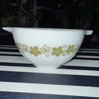 pyrex crazy daisy 441 mixing bowl 1-1/2 pint capacity good condition