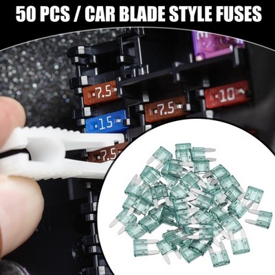 50 Stück Mini 1AMP APM/ATM Universal Auto Sicherung Blade Style