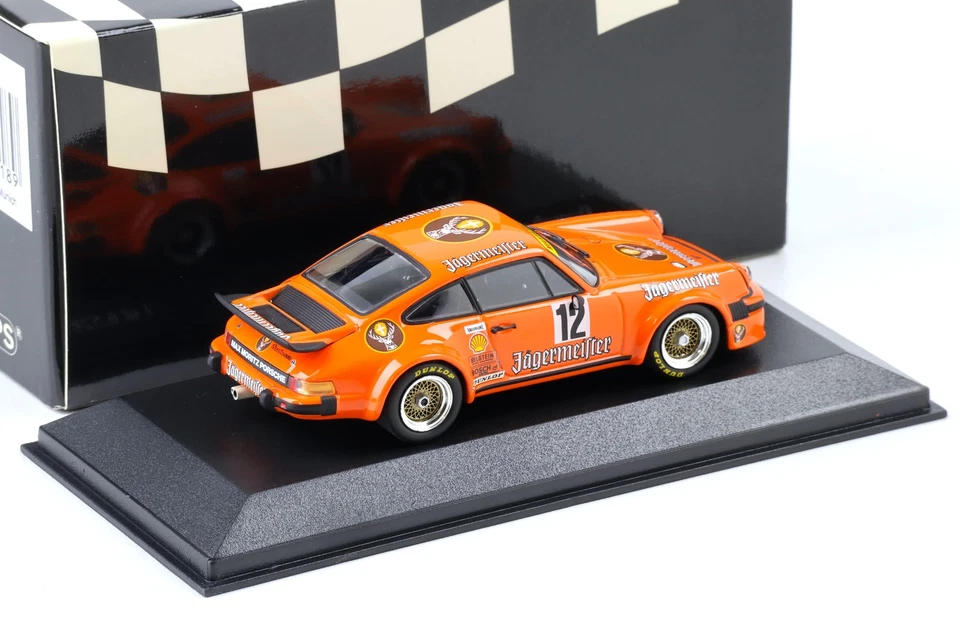 1:43 Minichamps Porsche 934 ADAC Eifelrennen DRM 1976 Gagnant Kelleners #12 - Photo 2/3