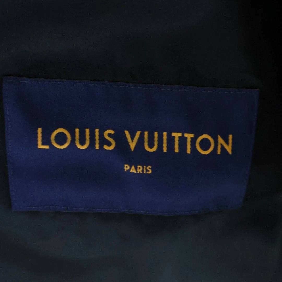 LOUIS VUITTON（LV） Louis Vuitton 23SS Monogram Trucker Giacca di Pelle RM2319 UM4 HOL12E Nero