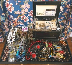 Huge Jewelry Lot Vintage to Modern All Wearable 100+ Pieces 925 GP