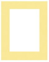 Passepartout 50X50 Cm - 40X40 Cm Giallo