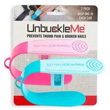 UnbuckleMe Car Seat Buckle Release Tool As 2 Count Pack of 1 , Blue  Pink