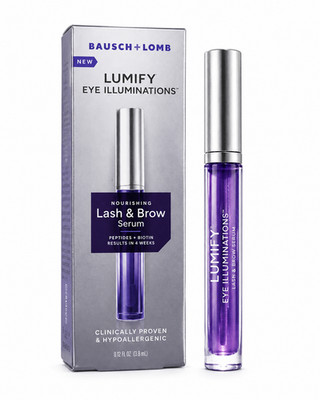 LUMIFY Eye Illuminations Lash & Brow Serum w/ Peptides + Biotin - 0.12 oz