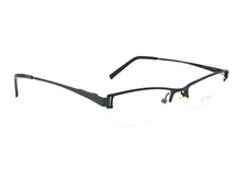 ST. MORITZ PAVEL Black Grey Half-Rim Rectangular Eyeglasses Frames 51-18 140 NEW