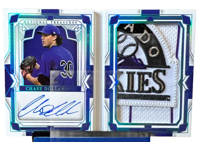 2024 National Treasures Chase Dollander RC Booklet Patch AUTO RPA 1/1 Rockies