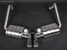 Capristo Edelstahl Sportauspuff Porsche 718 Boxster S Typ 982 2x rund poliert