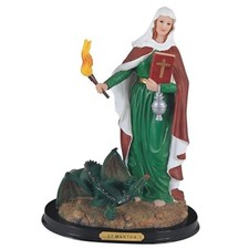 12" H Saint Martha Statue Martha of Bethany Holy Figurine Religious