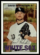 David Robertson 2016 Topps Heritage #384 Chicago White Sox 25327 Baseball Card