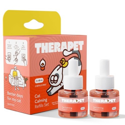 TherapetMD Cat Calming Diffuser Refill Kit 2Pack, 60Day Supply   Cat Pheromon...