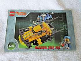 LEGO Alpha Team: Ogel Command Striker (6771)  & Sub-Surface Scooter (4791) LOT