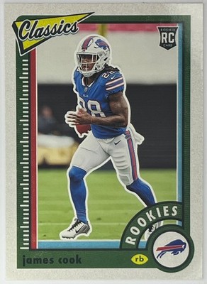 James Cook Rookie (RC) 2022 Panini Classics Football NFL #159 Dallas Cowboys