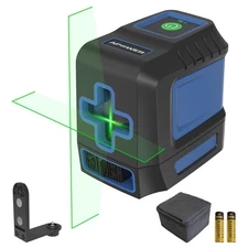 Laser Level, 100ft Self Leveling Green Cross Line nivel Laser, Lazer Leveler ...