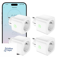 Hbn Smart Steckdose 4Er Set Wlan Steckdose Mit App Sprachsteuer