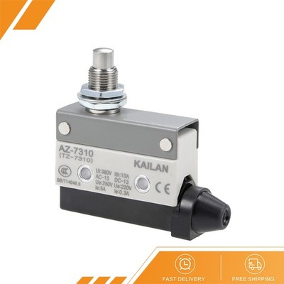AZ-7310 Limit Switch TZ-7310 Push Plunger Micro Momentary Panel Mount 1NC 1NO