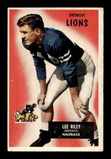 1955 Bowman #21 Lee Riley Lions VG+ *b3