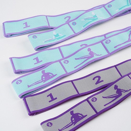 Stretching Belt for Yoga & Dance | Elastic Resistance Band Pilates Fitness Strap - Picture 23 of 28