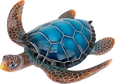Large Blue SEA Turtle Statue