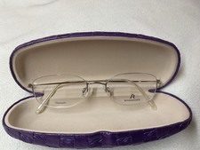 New Rodenstock 4434 Half Rim Silver/gold Titanium 51-18-135 Japan