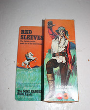 THE LONE RANGER RIDES AGAIN MARX " Red Sleeves  " INDIAN FIGURE BOXED SET 