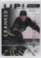 2022-23 Upper Deck Synergy Cranked Up Pink 21/25 Fredrik Karlstrom #CU-FK 08s2