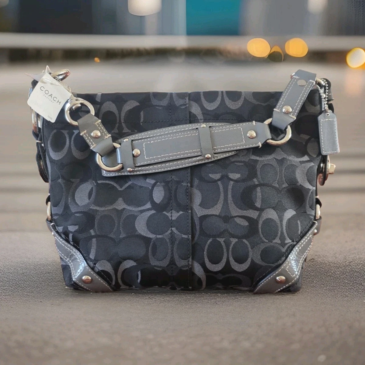 Coach Carly Leather Exterior Shoulder Bag Bags & Handbags for