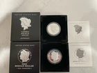 2023-S Proof Peace and Morgan Silver Dollars OGP w/COA