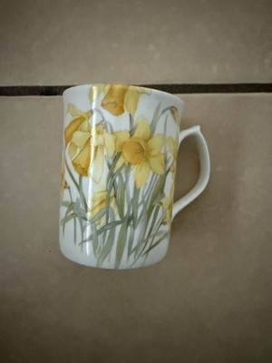Jenny Phillips Of Wales Fine Bone China Becher Narzisse gebraucht Sammlerstück