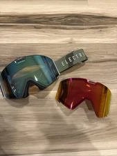 Electric Kabru Slot Camo BRAND NEW Snow Goggle Atomic Mint with Bonus Lens