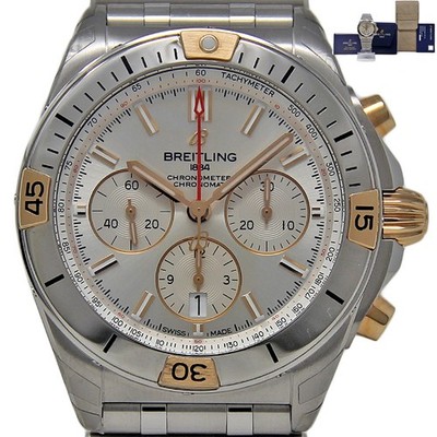 NEW BREITLING Chronomat B01 42mm Steel Red Gold IB0134101G1A1 Automatic  #BR181