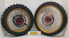 HAAN DUBYA TAKASAGO EXCEL HONDA CRF250R CRF450R FRONT & REAR WHEEL & TIRE RIM