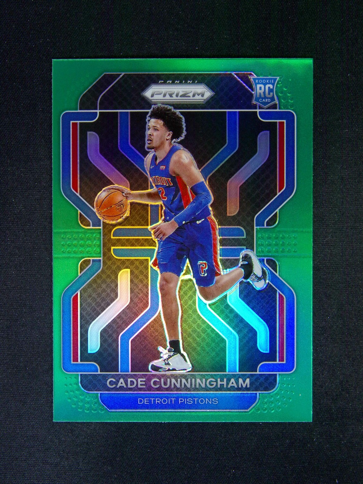 2021-22 Panini Prizm Cade Cunningham #282 RC Rookie Green