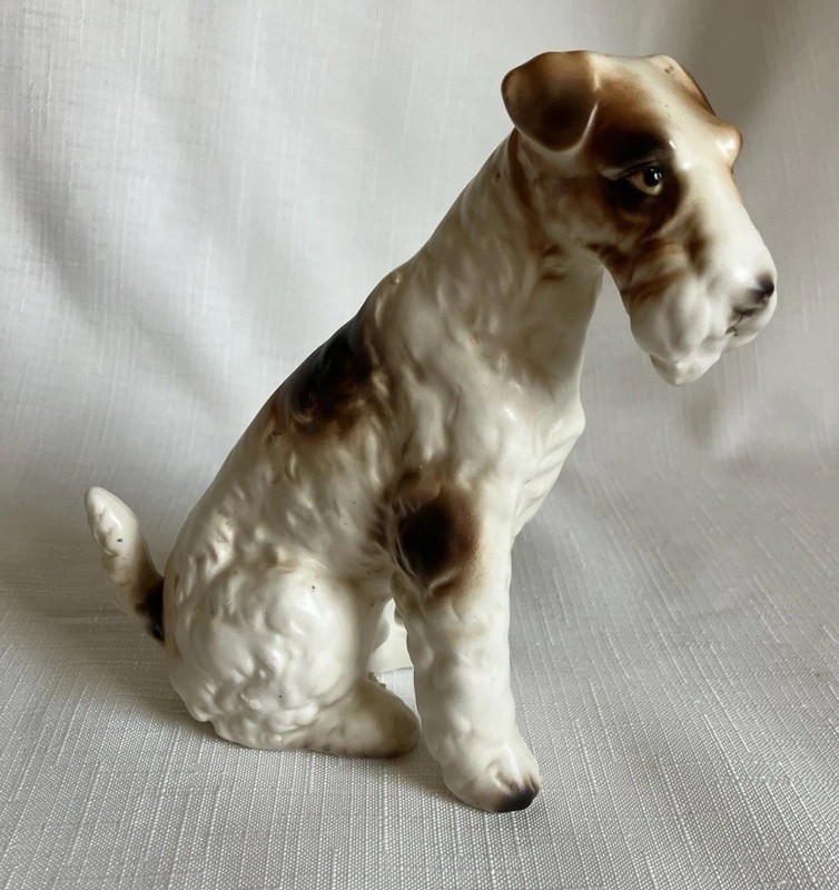 Vintage Ceramic Wire Hair Terrier Arnart Creations Figurine (Japan)
