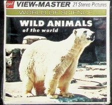 Wild Animals of the World 3D View-Master 3 Reel Packet NEW SEALED