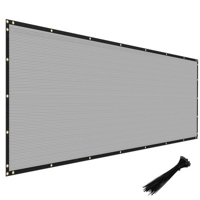 Customize Gray 5FT Privacy Screen Fence Commercial Windscreen Mesh Cover