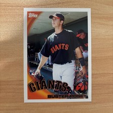 2010 Topps - Buster Posey rookie card amazing condition . rookie card picture