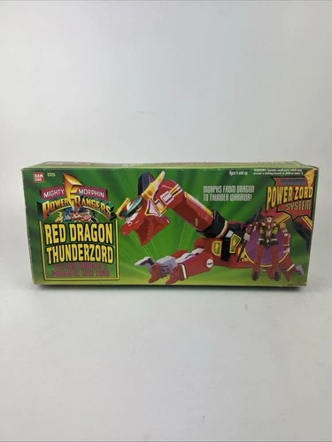 1994 Red Dragon Thunderzord Mighty Morphin Power Rangers Mmpr w/ Box Vintage