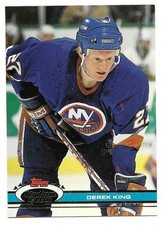 DEREK KING 1991-92 STADIUM CLUB CARD NEAR MINT+ CONDITION