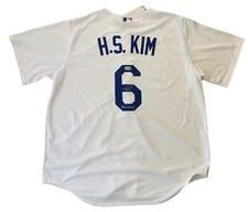 Hye Seong Kim Dodgers Signed Autographed  Nike Jersey “The Comet” Beckett
