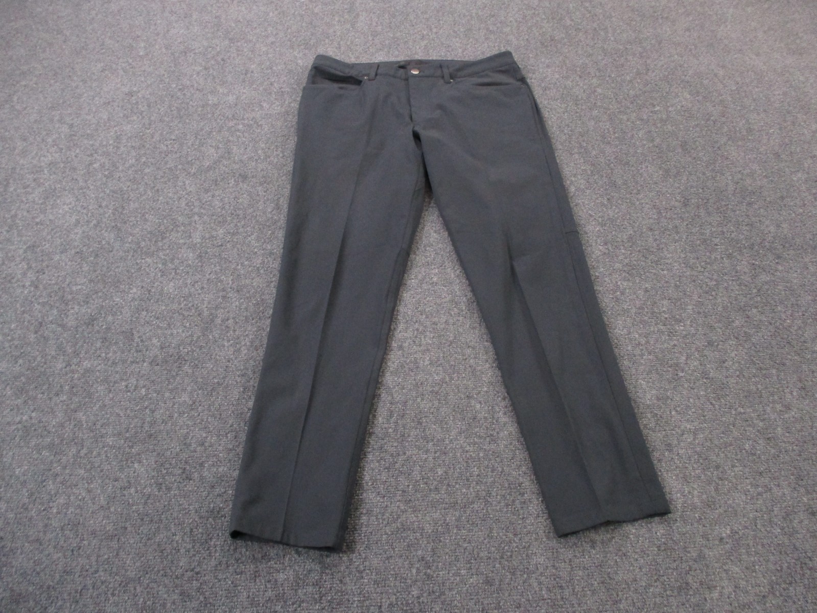 Lululemon Pant Men 32 Gray ABC Slim Chino Stretch Warpstreme Business lm5704s