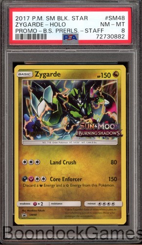 Zygarde graded PSA 8 for sale on eBay