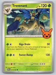 Trevenant 013/167 Trick or Trade BOOster 2024