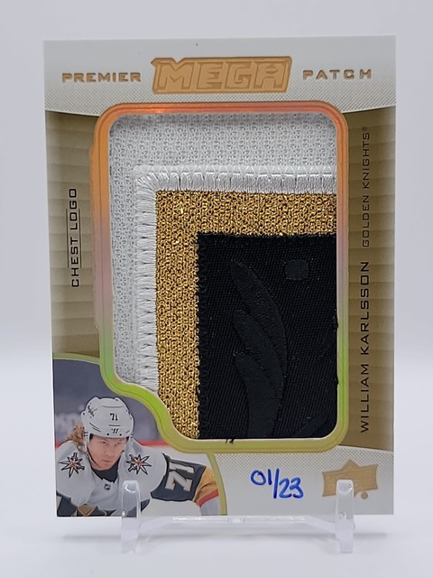 William Karlsson 2020-21 Premier Mega Patch Chest Logo 1/23 Golden Knights